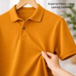 Men Mustard Yellow Polo T-Shirt | Premium Cotton | Comfort Fit Casual Wear - Image 2