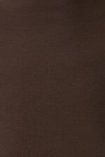 Fashion Continental Dark Chocolate Short Sleeve Ruffle Top - Image 8