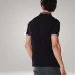 Fashion Continental Men's Elite Black Polo T-Shirt