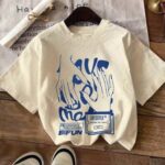 Lifestyle Embrace The Future Oversized Tee - Bold Abstract Streetwear T-Shirt Women