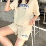 Local Optimist Varsity Oversized Tee - Bold Collegiate Aesthetic T-Shirt for Women